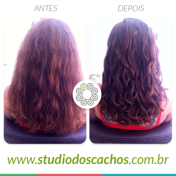 Fotos do Antes e Depois - Studio dos Cachos