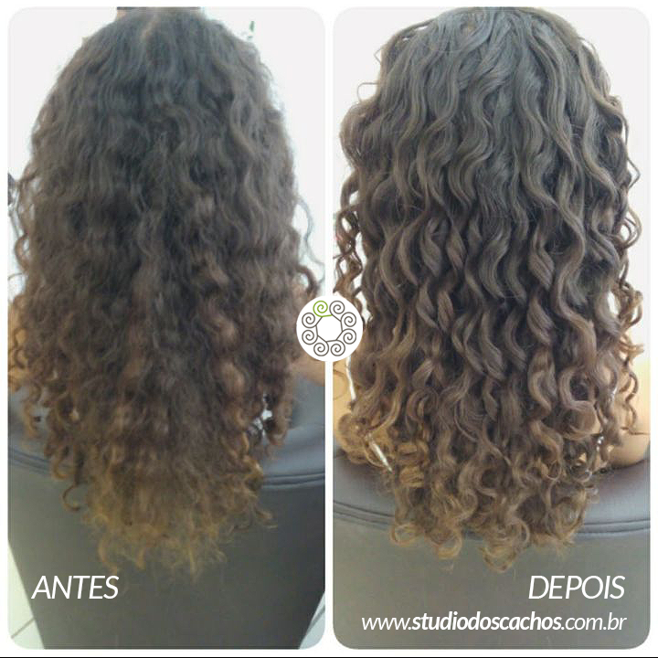 Fotos do Antes e Depois - Studio dos Cachos